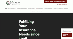 Desktop Screenshot of mathesoninsurance.ca
